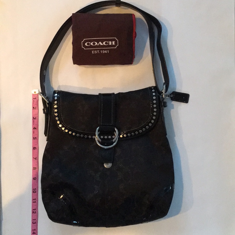 Black Coach Shoulder Bag